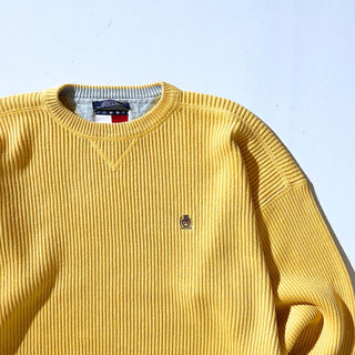 90's～ Tommy Hilfiger リブ編み 両V ニット セーター