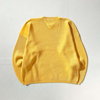 90's～ Tommy Hilfiger リブ編み 両V ニット セーター