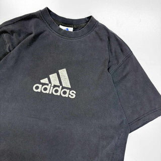 90's～ adidas ロゴプリント フェード Tシャツ