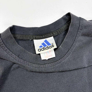 90's～ adidas ロゴプリント フェード Tシャツ