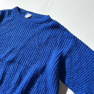 80's "made in ITALY" アクリル×ウール 短丈 ニット セーター