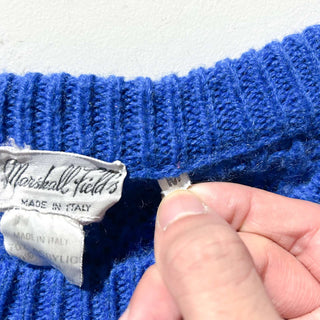 80's "made in ITALY" アクリル×ウール 短丈 ニット セーター