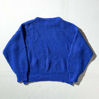 80's "made in ITALY" アクリル×ウール 短丈 ニット セーター