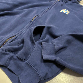 00's "made in MEXICO" Carhartt ワンポイント刺繍 フルジップ スウェット パーカ