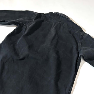 90's～ "made in USA" Carhartt ブラックデニム L/Sシャツ