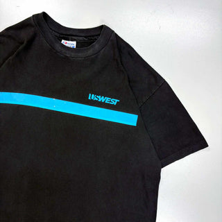 90's～ "made in USA" USWEST 企業 プリント Tシャツ