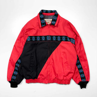 90's～ "made in USA" WESTERN FRONTIER ウールライニング スイッチング ブルゾン