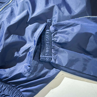 90's adidas スリーライン ナイロン シェルジャケット