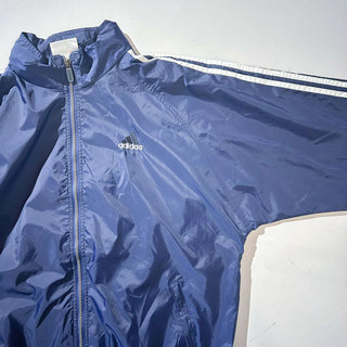 90's adidas スリーライン ナイロン シェルジャケット