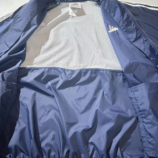 90's adidas スリーライン ナイロン シェルジャケット