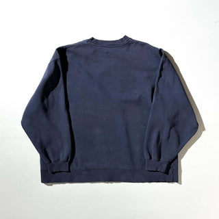 90's adidas "極太アーム" パフォーマンスロゴ ワンポイント スウェット シャツ