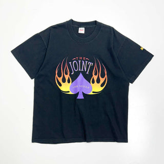 90's anbil "made in USA" Hard Rock ファイヤーパターン プリントTシャツ