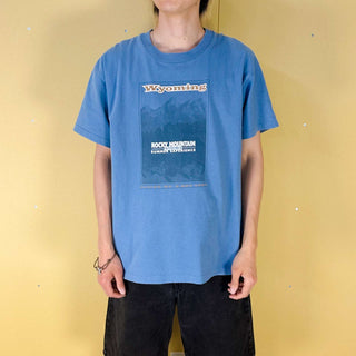 90's anvil "Rocky mountain" グラフィック プリント Tシャツ