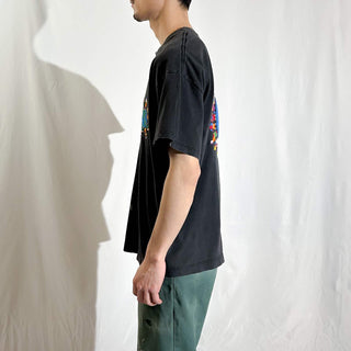 90's champion ハンドメイド グアテマラ刺繍 Tシャツ