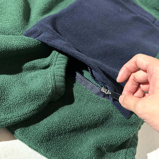 90's croft&barrow 2トーン ハーフジップ フリース ジャケット