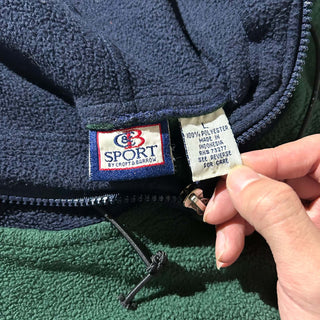 90's croft&barrow 2トーン ハーフジップ フリース ジャケット