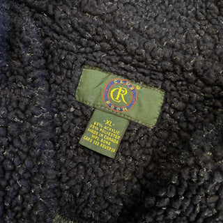 ～90's "made in CANADA" CLUB ROOM チェック ハーフジップ フリース プルオーバー