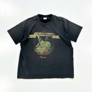 90's "made in CANADA" Fruit of the Loom フェード グラフィック プリント Tシャツ