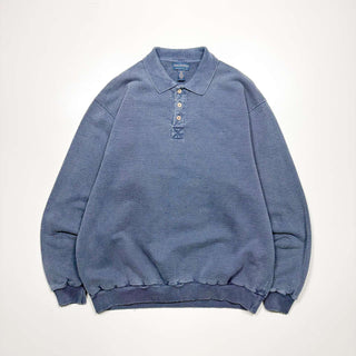 90's "made in CANADA" NON-FICTION フェード スウェット ポロ