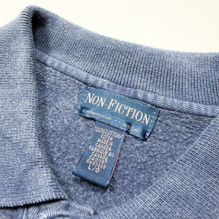 90's "made in CANADA" NON-FICTION フェード スウェット ポロ