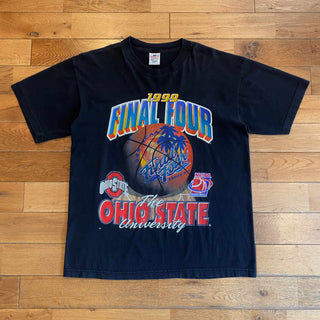 90's "made in MEXICO" NCAA OHIO STATE BASKETBALL プリント Tシャツ