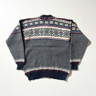 90's "made in NORWAY" NORLENDER ノルディック柄 チロリアン ニット カーディガン