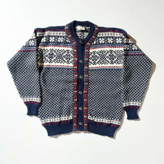 90's "made in NORWAY" NORLENDER ノルディック柄 チロリアン ニット カーディガン