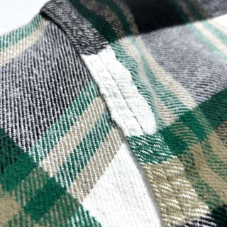 90’s "made in PORTUGAL" ST JOHN’S BAY×BIG MAC チェック L/S ネルシャツ(グリーン×ブラック)
