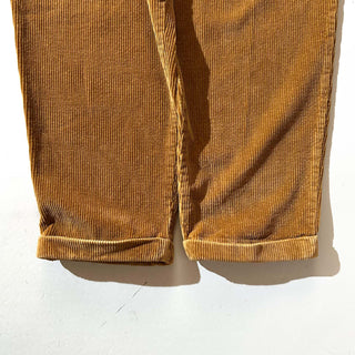 90's "made in SINGAPORE" Liz claiborne ライトブラウン 2タック コーデュロイ パンツ