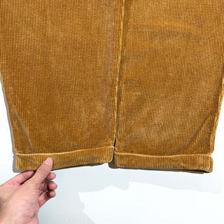 90's "made in SINGAPORE" Liz claiborne ライトブラウン 2タック コーデュロイ パンツ