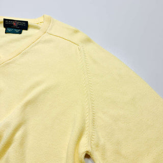 90's "made in U.K." ALAN PAINE フリーダムスリーブ Vネック ニットセーター