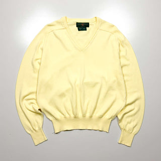 90's "made in U.K." ALAN PAINE フリーダムスリーブ Vネック ニットセーター