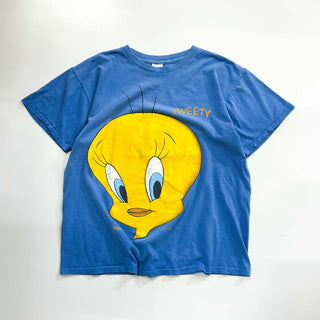 90's "made in USA" ARTEX トゥイ―ティー キャラクター プリント Tシャツ