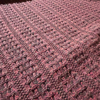 90's "made in USA" Bill BLASS コットン×アクリル メランジ ニット セーター(ワインレッド)