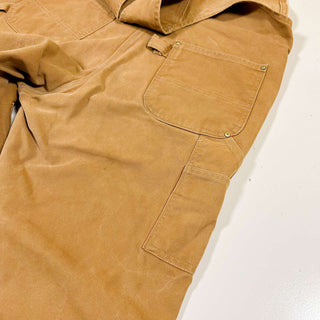 90's "made in USA" CARHARTT ダック ダブルニー オーバーオール