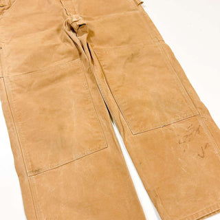 90's "made in USA" CARHARTT ダック ダブルニー オーバーオール