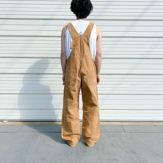 90's "made in USA" CARHARTT ダック ダブルニー オーバーオール