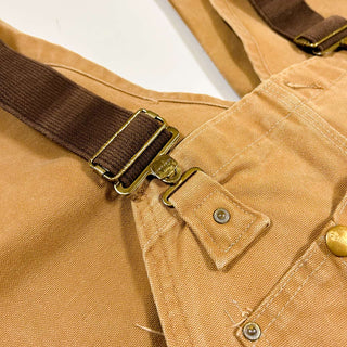 90's "made in USA" CARHARTT ダック ダブルニー オーバーオール