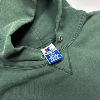 90's "made in USA" CHAMPION 前V ワンポイント ボロ スウェット パーカ