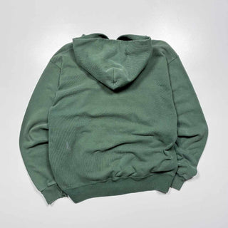 90's "made in USA" CHAMPION 前V ワンポイント ボロ スウェット パーカ