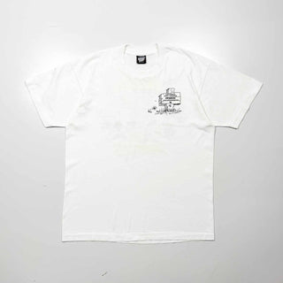 90's "made in USA" COLUMBIA SWIMMING 両面プリントTシャツ