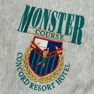 90's "MADE IN USA" Champion リバースウィーブ リブライン 刺繍 スウェット シャツ