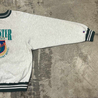 90's "MADE IN USA" Champion リバースウィーブ リブライン 刺繍 スウェット シャツ
