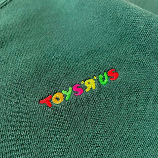 90's "made in USA" DELTA "Toys"Я"Us " ワンポイント スウェット シャツ
