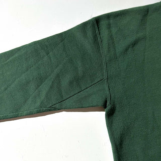 90's "made in USA" DISCUS グリーン 無地 スウェット シャツ