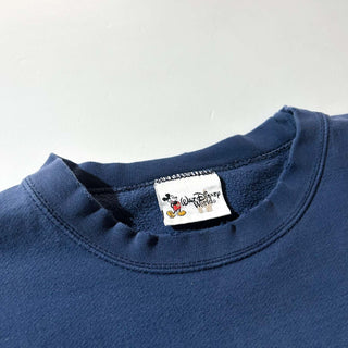 90's "made in USA" DISNEY ヘビーコットン ワンポイント スウェット シャツ