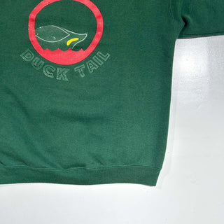 90's "made in USA" DUCK HEAD "DUCK TAIL" 両面プリント スウェット シャツ
