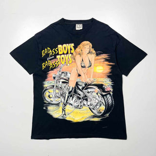 90's "made in USA" EASY RIDERS 両面プリント Tシャツ