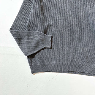 90's "made in USA" Eddie Bauer 前V コットン ニット セーター