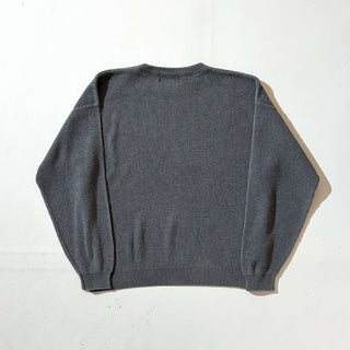 90's "made in USA" Eddie Bauer 前V コットン ニット セーター